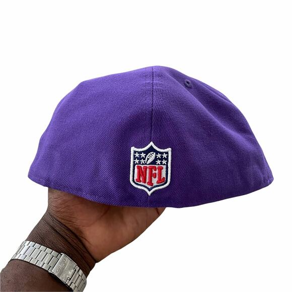 New Era Minnesota Vikings Fitted Hat 7 7/8 - Picture 3 of 4